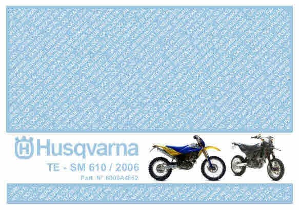 Husqvarna Motorcycle Manuals for Mechanics