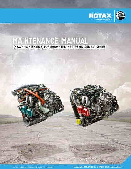 Rotax Aircraft Cart and Motorcycle Snowcat Manuals for Mechanics.