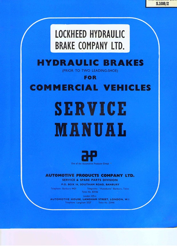 Lockheed Vintage Service Manuals Archive