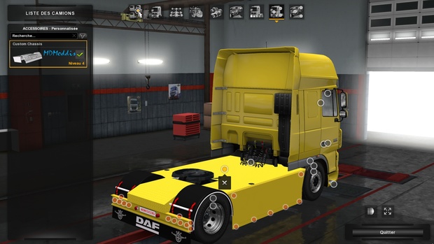 Chassis Custom 4x2 Daf XF 105 by SCS