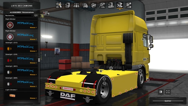 Chassis Custom 4x2 Daf XF 105 by SCS