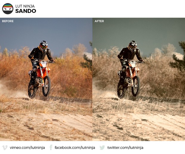 Sando 3D LUT Color correction grading file by LUT Ninja