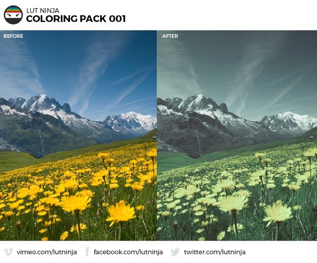 Creative Bundle 3D LUT Color correction grading files PACK by LUT Ninja