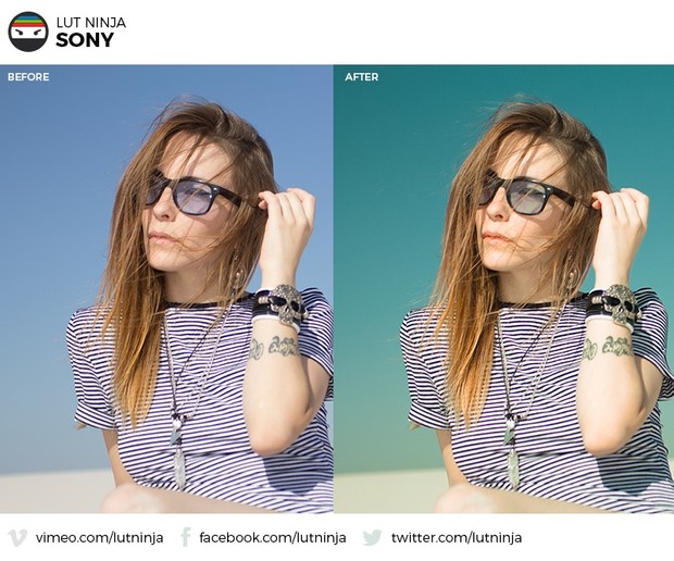Sony 3D LUT Color correction grading file by LUT Ninja
