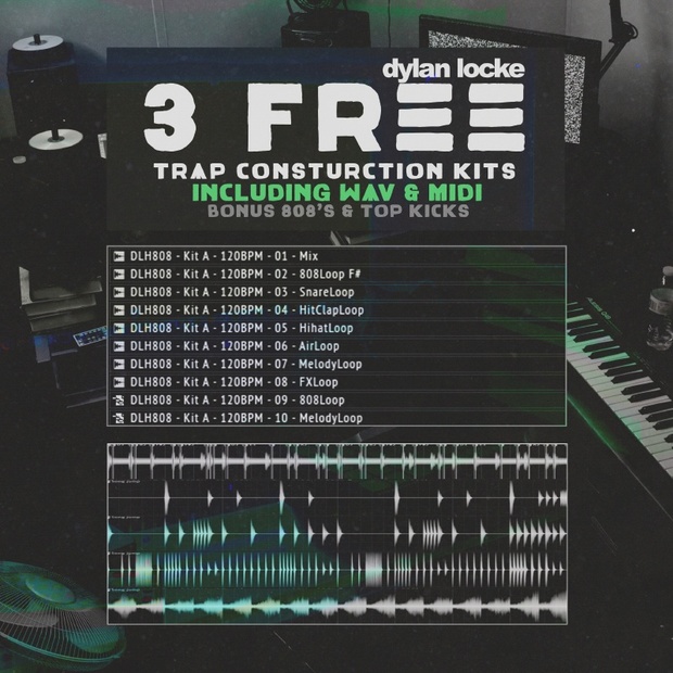 Dylan Locke - Happy 808 - 3 Free Trap Construction Kits