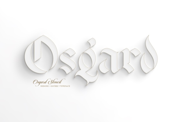 Osgard Stencil | Free Font