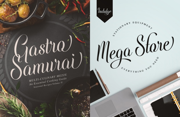 Indulge Script | Font