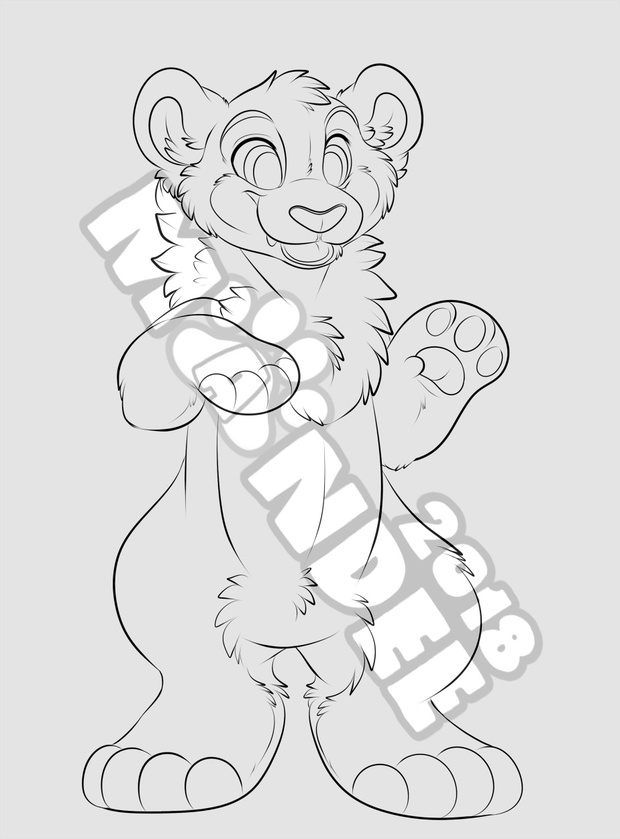 Anthro Big Cat Base