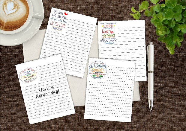 Four Bible Notepads