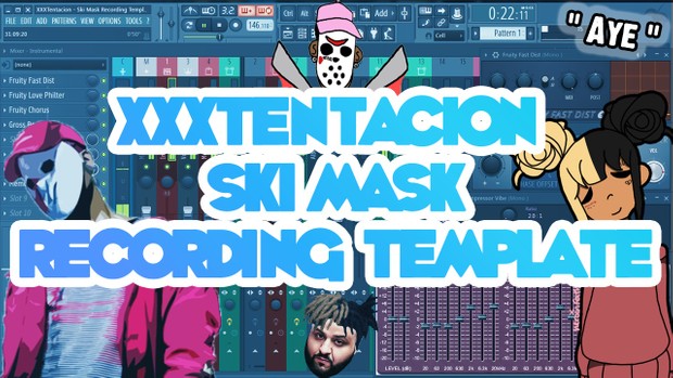 XXXTentacion - Ski Mask Recording Template