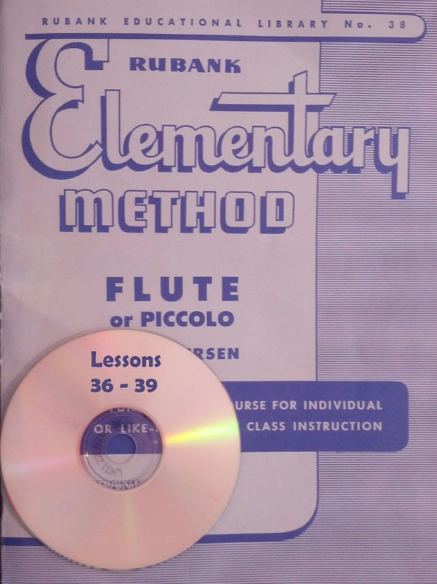Play-Along MP3 for Rubank Elementary Method for Flute - Lessons 36-39