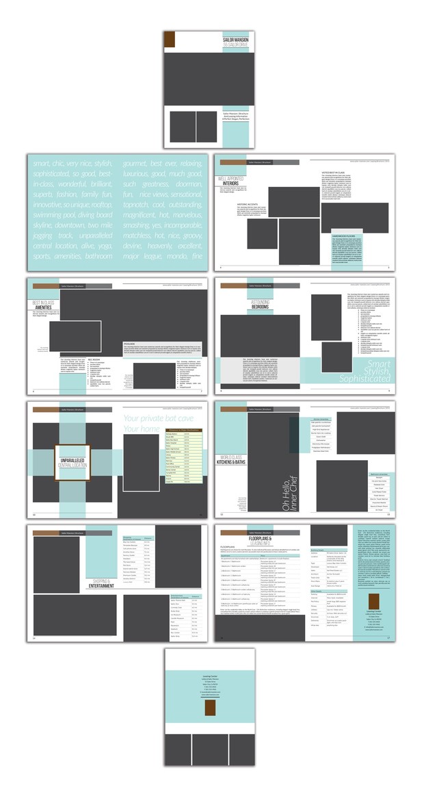 Sailor Mansion - Brochure Template for Luxury Residence Community