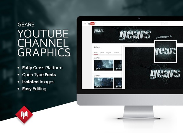 Youtube Channel | Gears Graphics