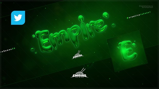 Twitter - Slime (Cover/Avatar) PSD