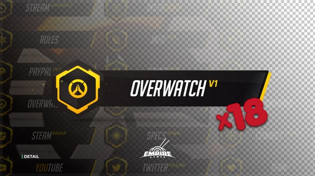 Twitch Panels | Overwatch V1
