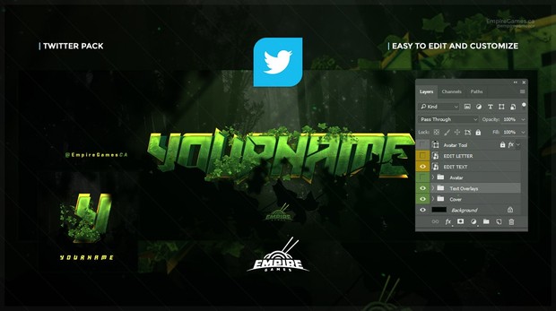Twitter - Lunax (Cover/Avatar) PSD