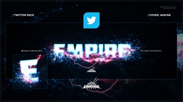 Twitter - Overdrive (Cover/Avatar) .PSD