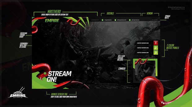 Stream Overlay | Venom V1