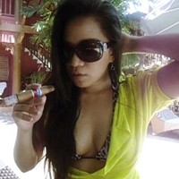 Sensual Poolside Cigar
