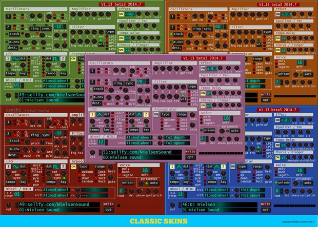 Nielsen EDM Soundset For Synth1 + skins