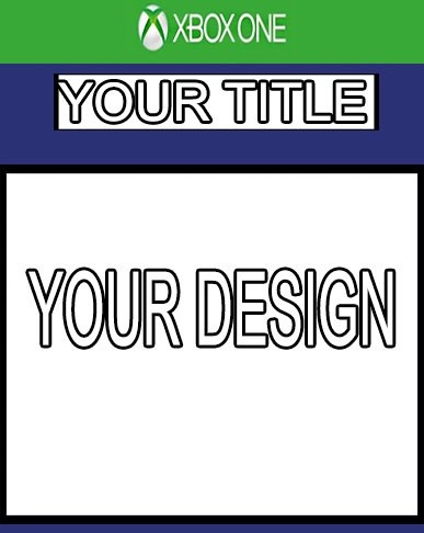xbox one game template white t