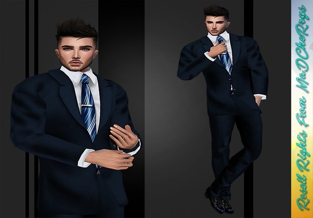 Wedding Suit Blue Catty Only!!!!