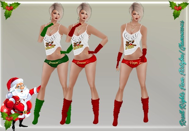 Santa Reindeer Collection Sleepwear Catty Only!!!!