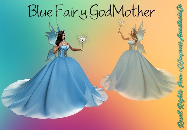 Blue Fairy GodMother No Resell 0/3 People
