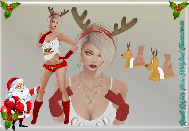 Santa Reindeer Collection Sleepwear Catty Only!!!!
