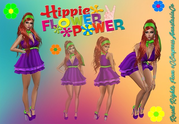 Hippie Flower Power Bundle No Resell 0/3 People Limited