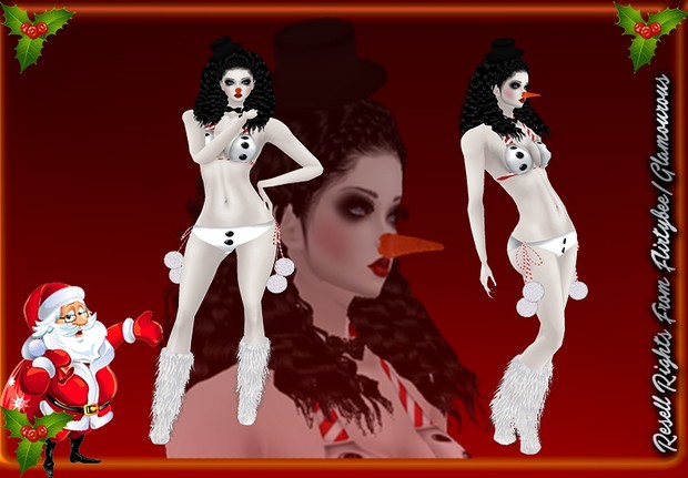 Frosty Chic Snowman Collection Catty Only!!!!
