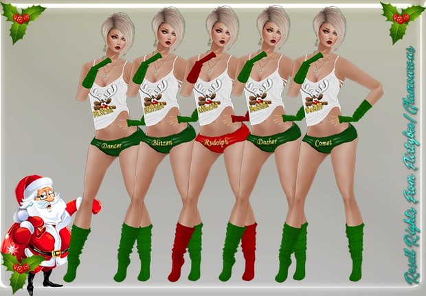 Santa Reindeer Collection Sleepwear Catty Only!!!!