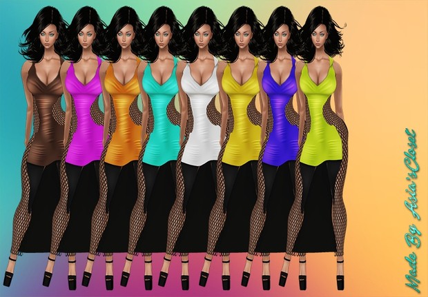 Hottie v1 20 Colors Dresses