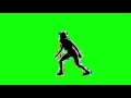 00092_woman dancing on green screen seamless loop - pop effects