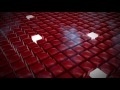 00168_abstract red cubes voxels lighting up one by one seamless loop