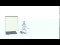 00054_3D stickman style character explaining beside whiteboard