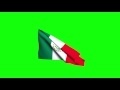 00231_Mexico flag waving on blue and green screen 3D animation