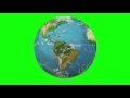 00112_earth globe seamless loop 360 degrees rotation 3D animation