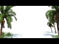 00196_Date Palm tree and grass with wind effect 3D animation