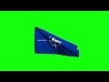 00125_NATO flag waving on green screen 3D animation