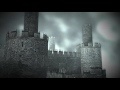 00164_dark creepy spooky castle flythrough seamless loop 3D animation