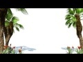 00195_3D Chinese Fan Palm tree and Aloe Vera with wind effect