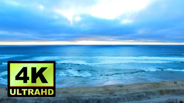 01121_Australia drone flying above beautiful beach side and towards the horizon_4K UltraHD Version