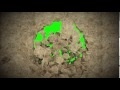 00109_wall explode on green screen 3D animation slow motion effect
