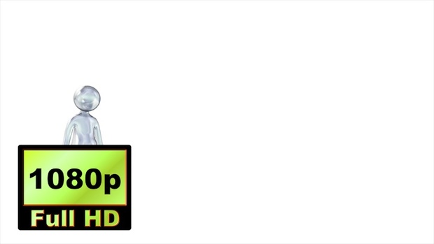 00032_cartoon stickman style character idle 3D animation