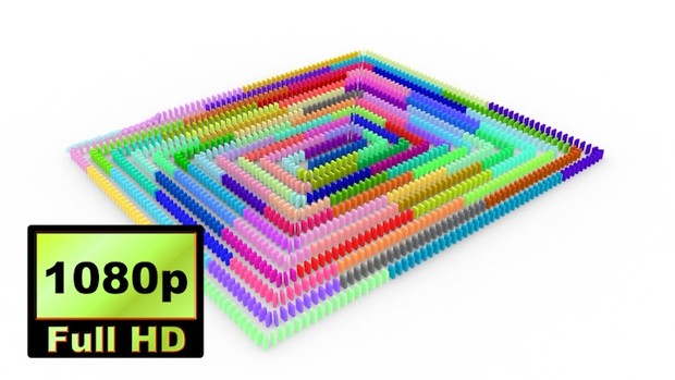 00018_DOMINO Rectangle shape - White background