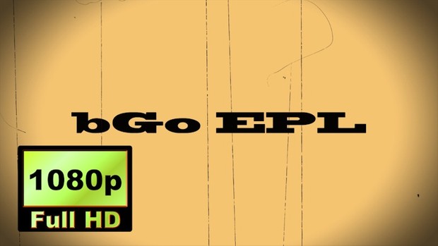 00015_“THE END” text scramble word reveal with old movie effects