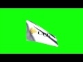 00273_ University of Central Florida UCF logo flag waving on green screen