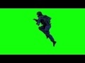 00274_swat officer running and jumping on green screen seamless loop 3D animation