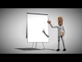 00077_stickman style 3D character presenting 3D animation